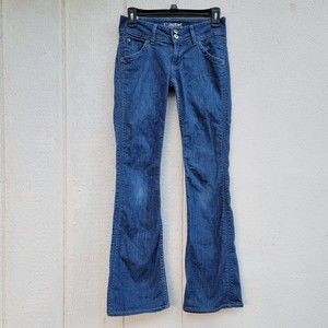 Hudson Jeans Denim  Pocket Flap bootcut low rise blue stretch 25